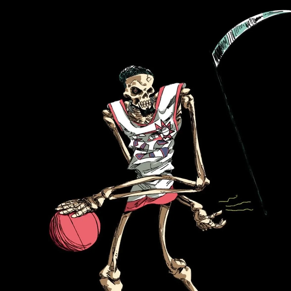 Slim Reaper (Kevin Durant), Digital (2048 x 2048px)