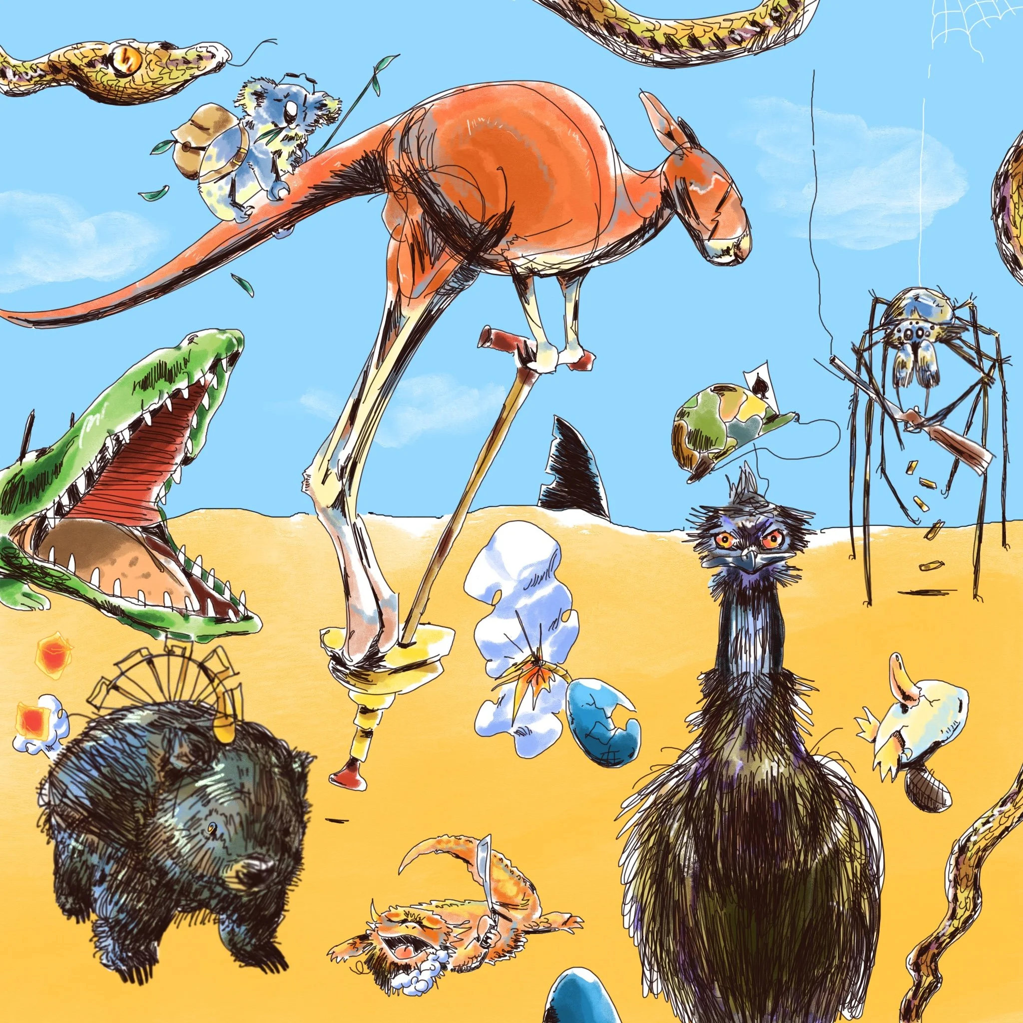 They're Outback, Digital (2048 x 2048px)