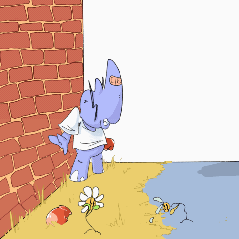 White Rhino GIF (2048 x 2048px)