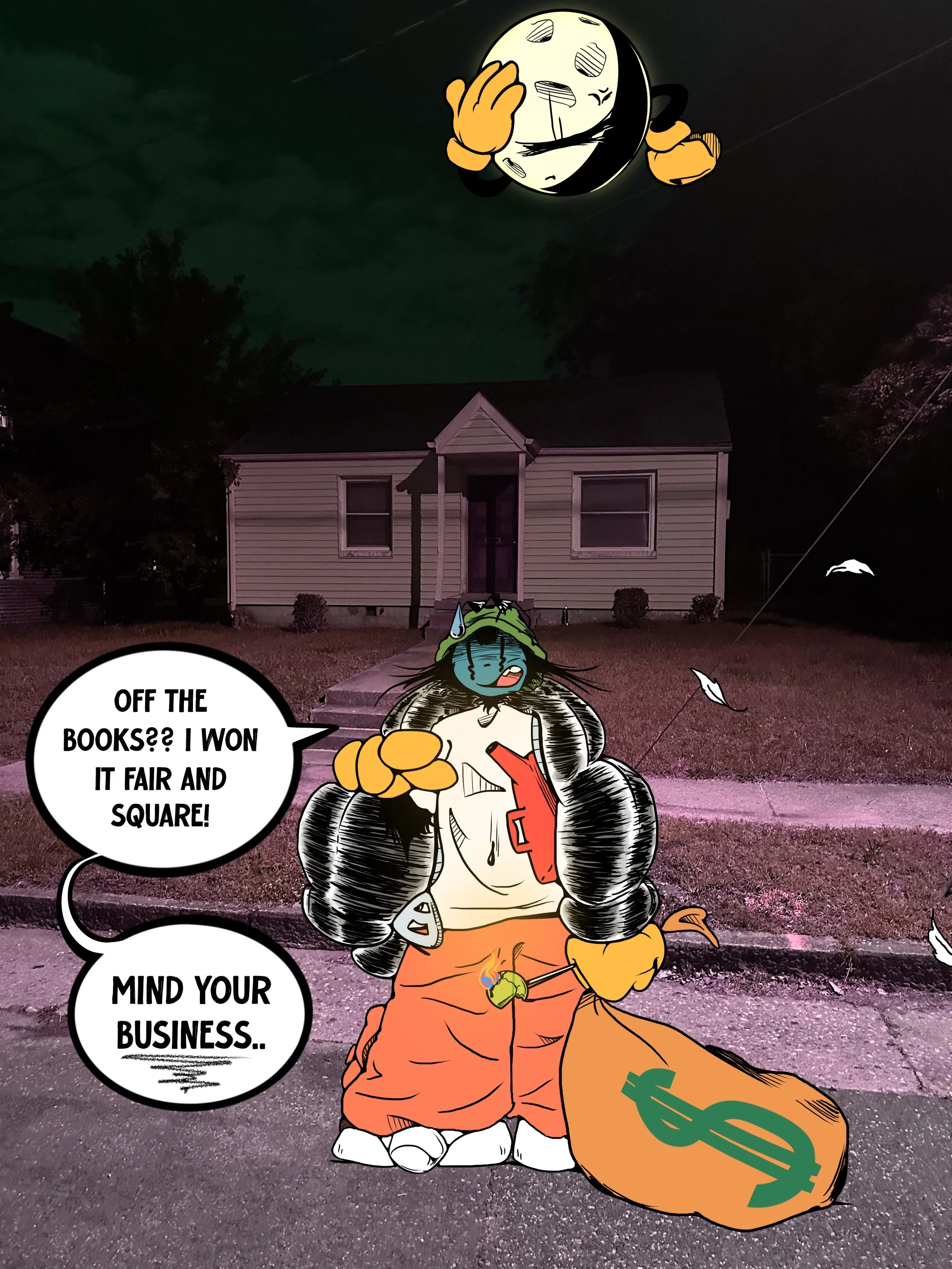 Mind Yo Biz, Mixed Media (3024 x 4032px)