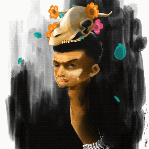 A Gift and the Spurs (Victor Wembanyama), Digital (2048 x 2048)