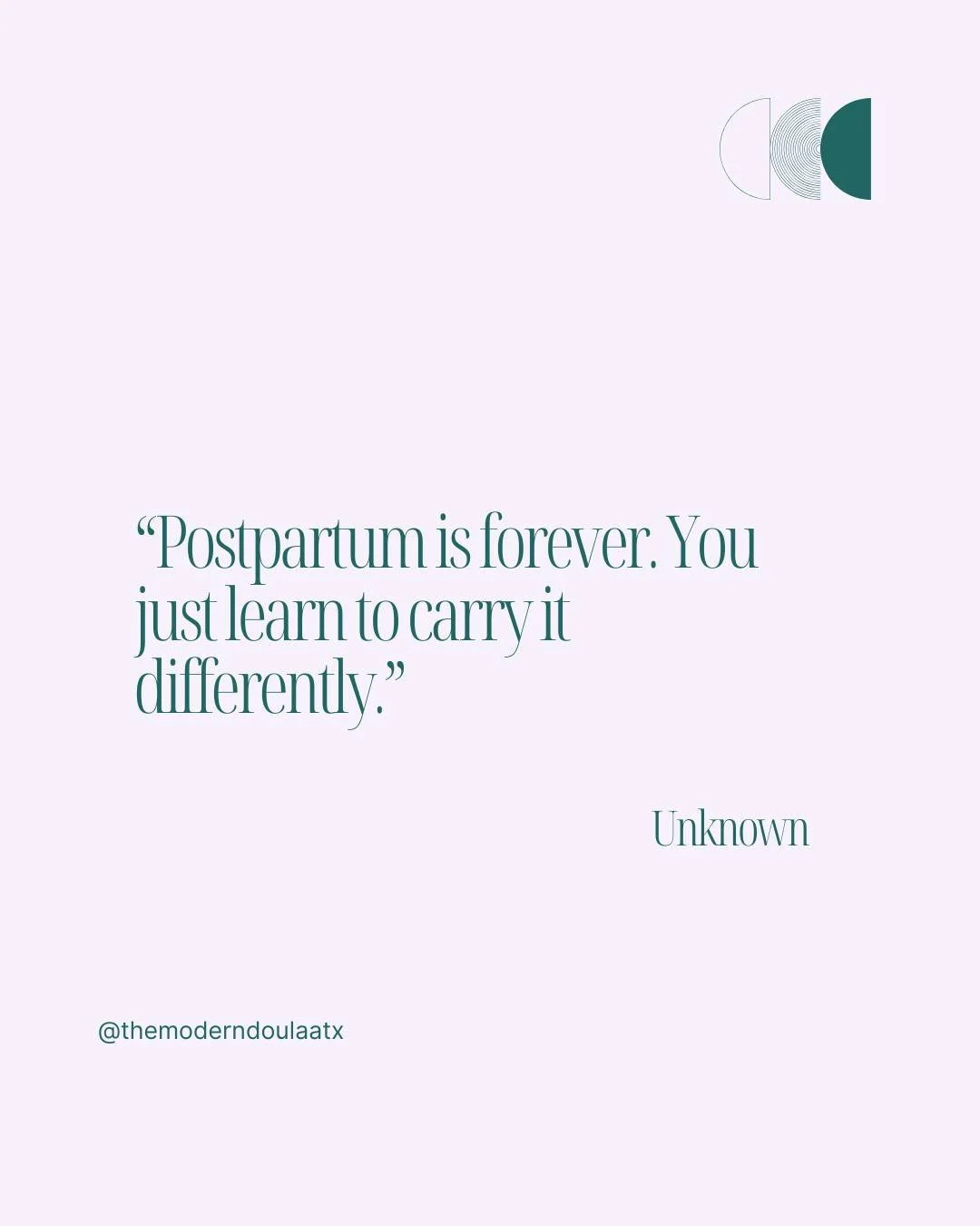 Postpartum doesn&rsquo;t have an expiration date.
It lives in your body, your memories, your identity&hellip; and slowly becomes something you learn to move with instead of against.
Give yourself compassion as you grow into this new version of you.
S