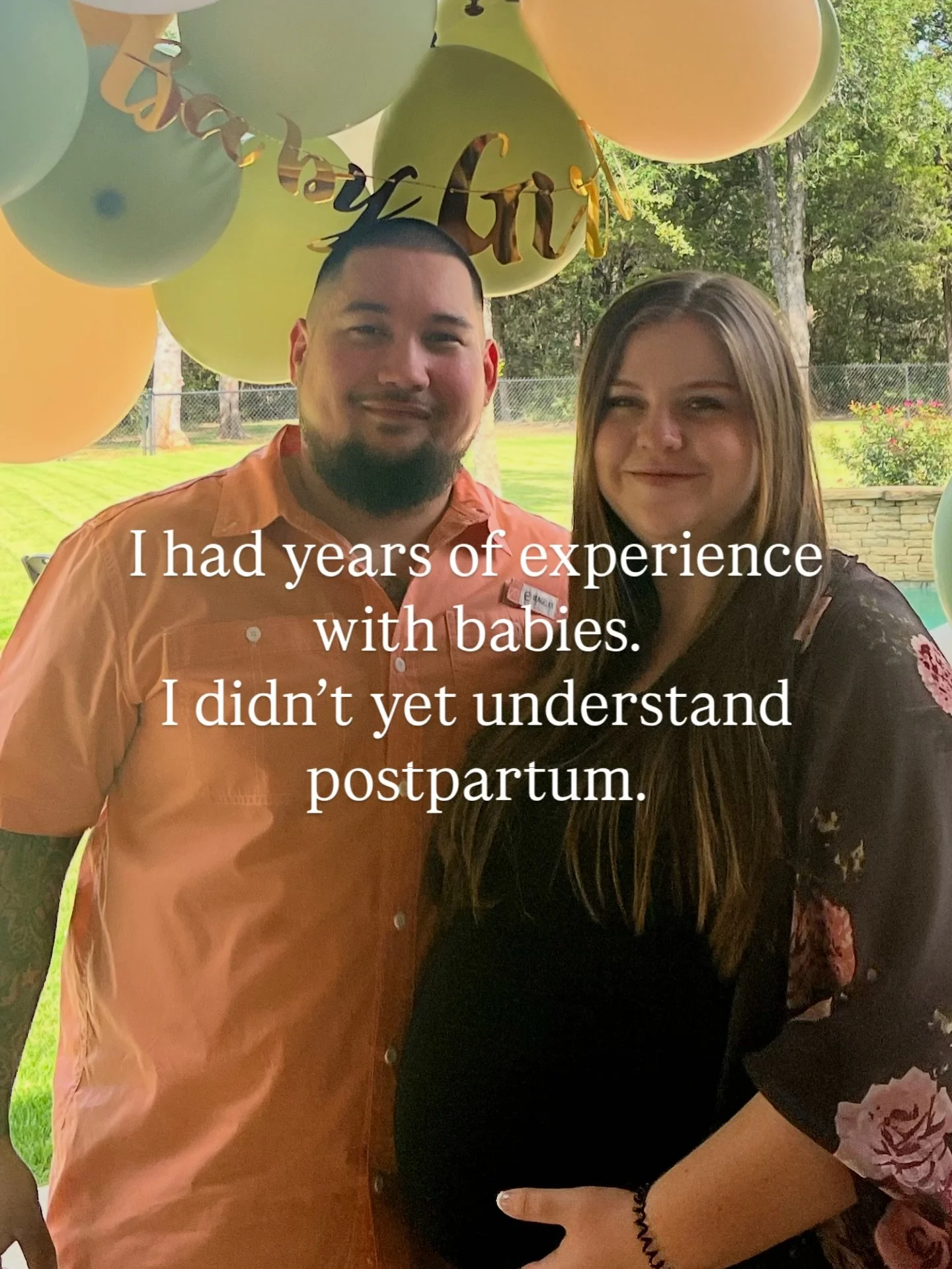 This photo was taken at my baby shower&mdash;3.5 years ago.

At that point, I had already spent years caring for moms and babies. I knew newborns. I knew feeding, soothing, and sleep.

What I didn&rsquo;t yet understand was postpartum.

I didn&rsquo;