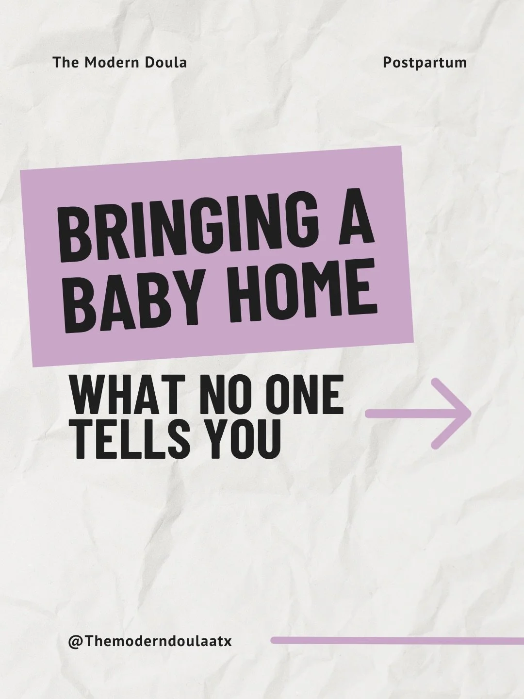 Things I wish more families were told before leaving the hospital:

Night two is often harder than night one.
Newborn sleep is noisy.
Routines come later.
Support changes everything.

None of this means something is wrong.
It means you have a newborn