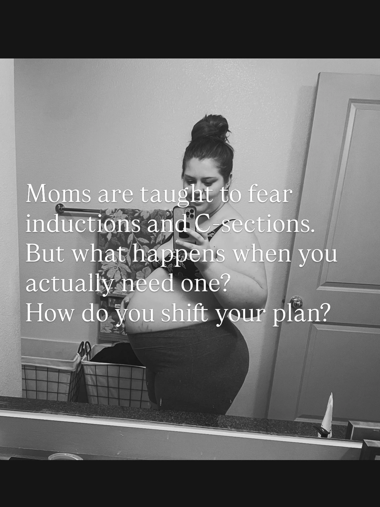 We&rsquo;ve done a really good job at teaching moms how to avoid inductions and C-sections.

But we haven&rsquo;t done a great job at talking about what happens emotionally when you actually need one.

Because it&rsquo;s not just a medical shift.
It&