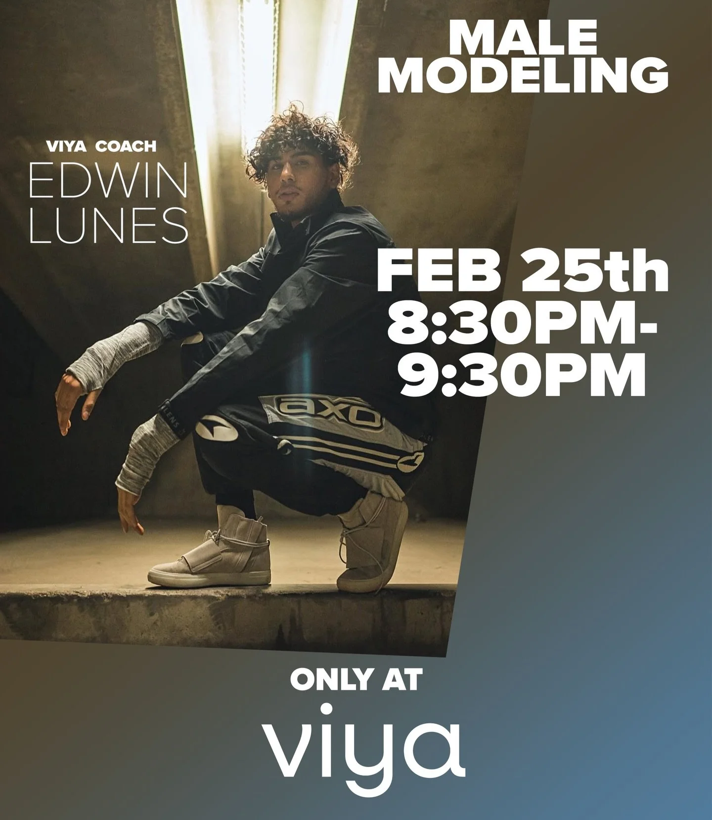 IT&rsquo;S RAINING MEN ☔️☔️ - and we are here for it - introducing @edwinlunes our new male model coach that will be teaching men exclusively on Feb 25th - if you interested email the office or DM here! 💪🏽💪🏽💪🏽💪🏽

Join Viya 🙌🏽 - DM us to get
