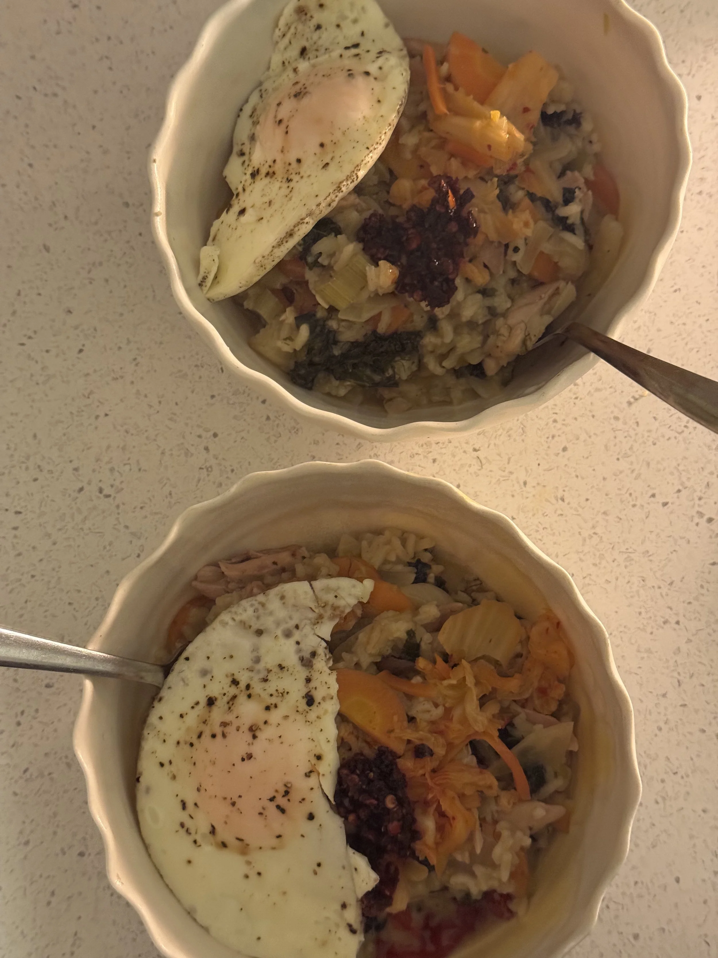 Sticky Chicken Congee 