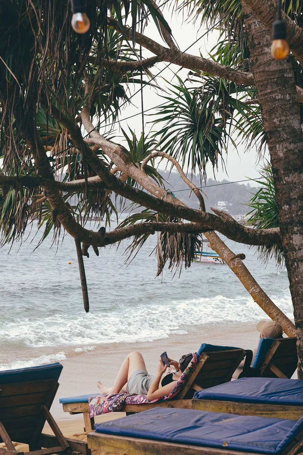 People enjoying time in Weligama Beach