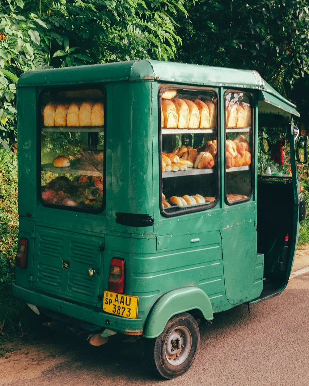Iconic bread truck in Sri Lanka