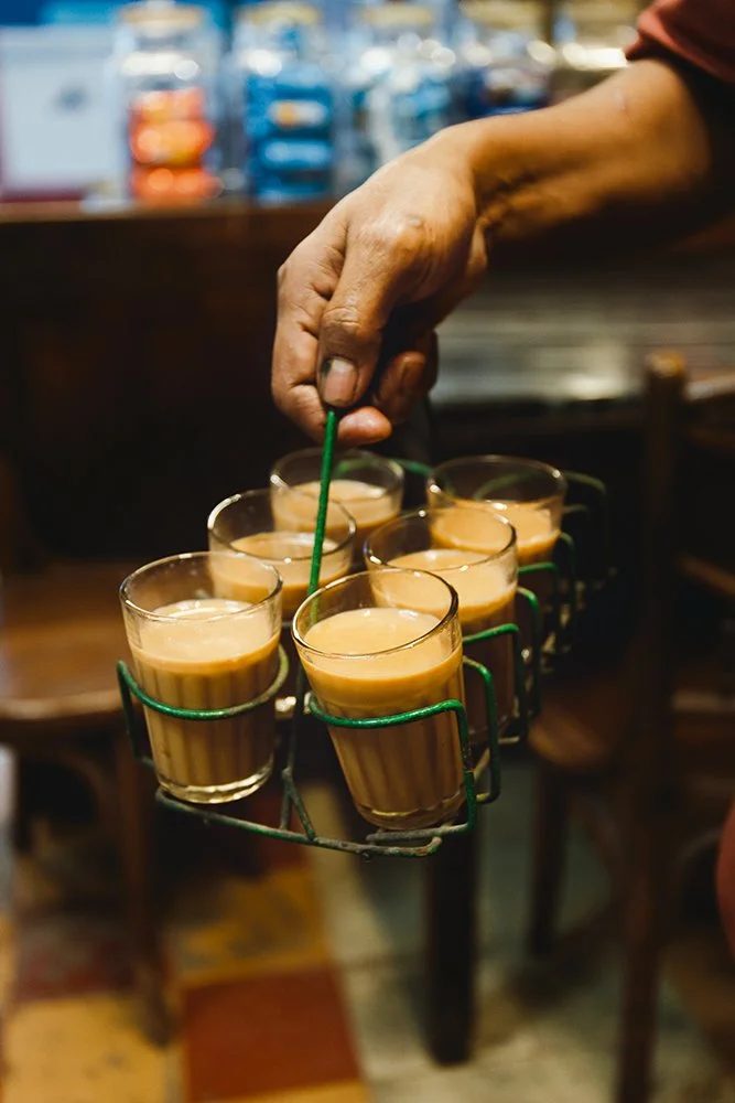 Irani chai at Cafe de la Paix