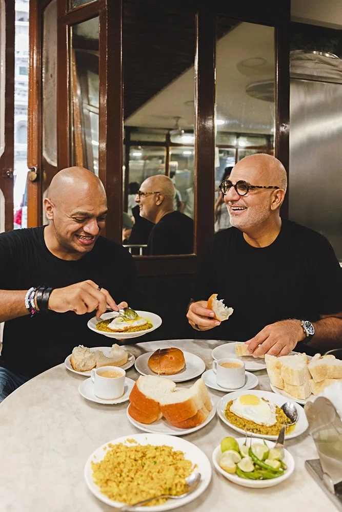 Shamil Thakrar and Kavi Thakrar of Dishoom at Olympia Coffee House