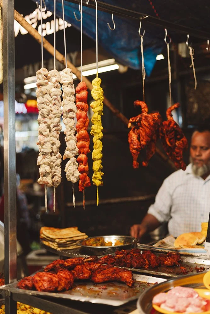Kebabs at Mohammed Ali Road