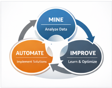 Data Mining Decides What to Automate Automation Decides How Fast You Scale