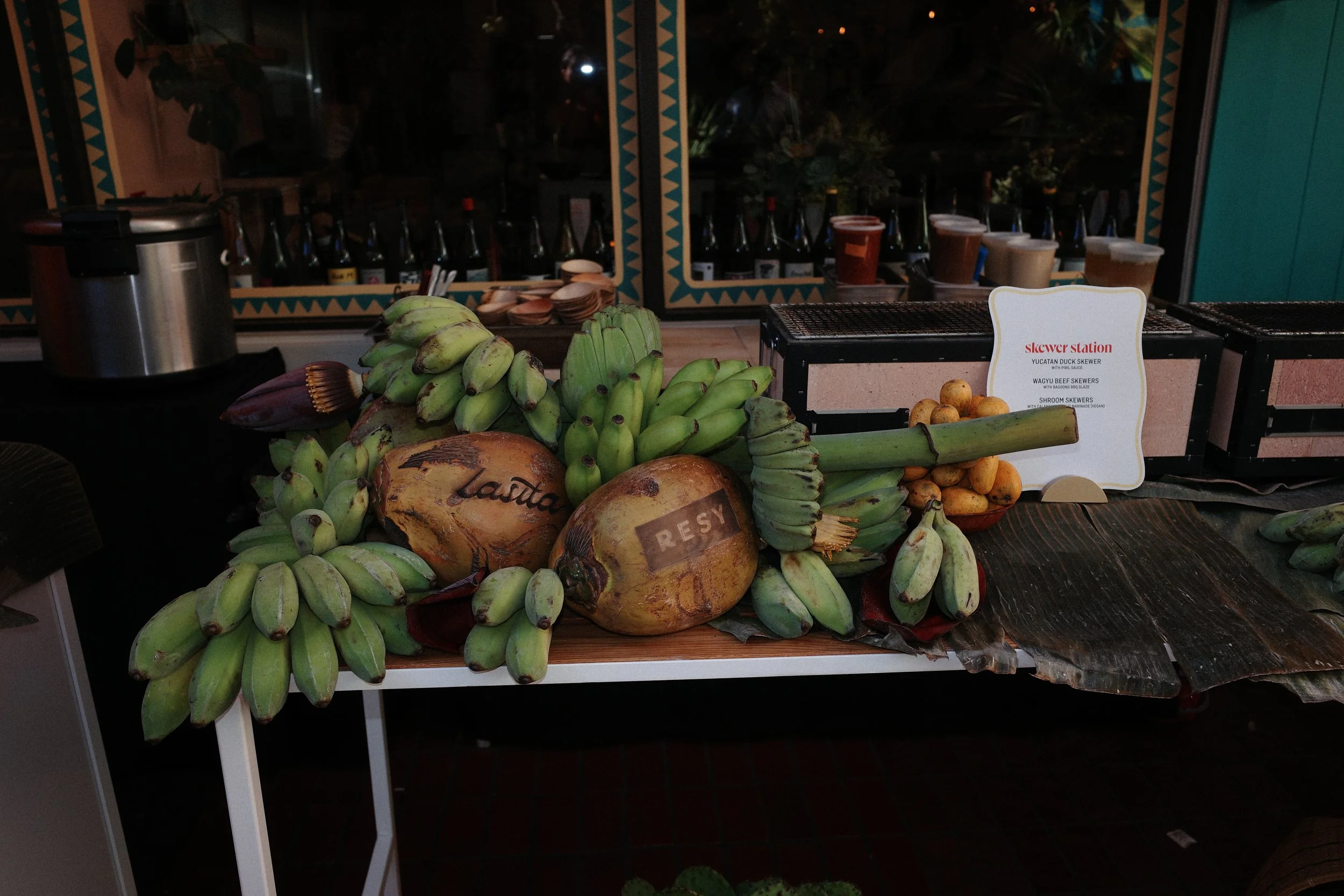 American Express resy event installation food styling