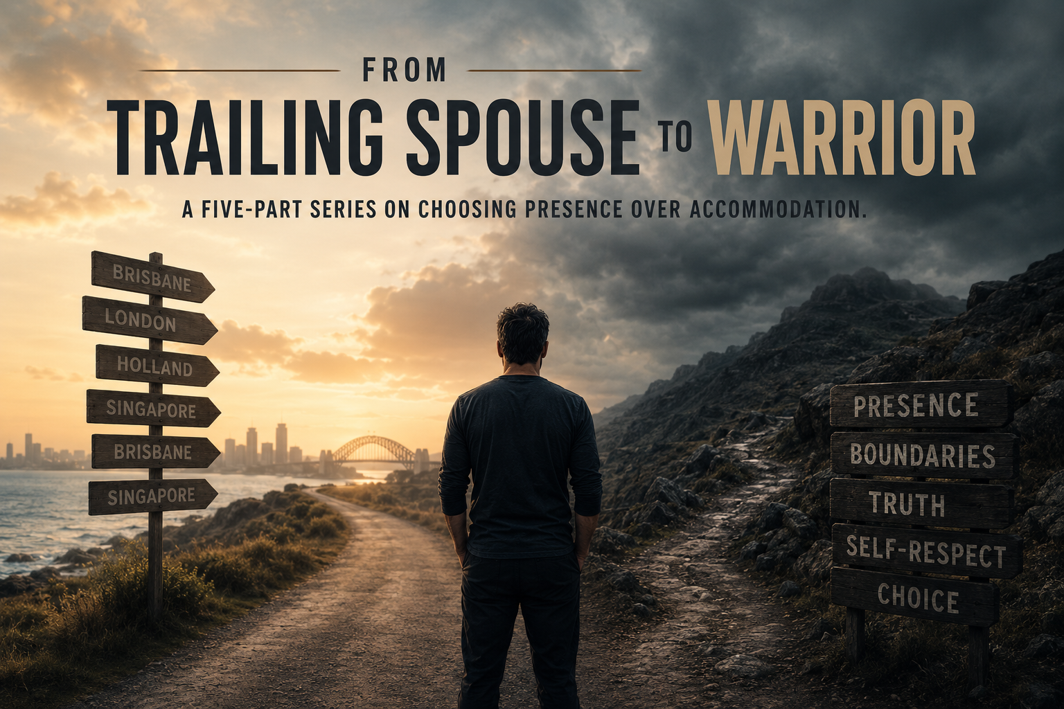 Rudi Doku, men's coach, reflecting on the trailing spouse experience