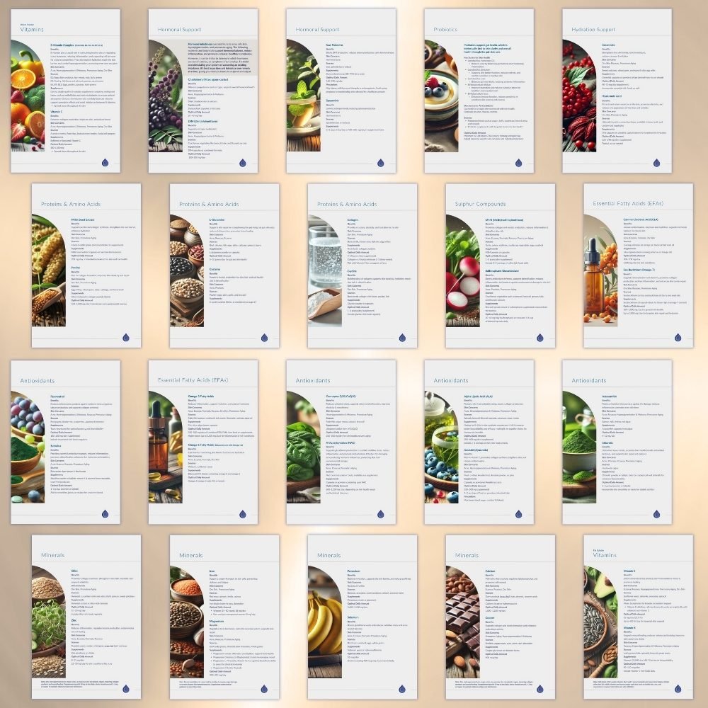 Preview of Nutrients for Radiant Skin Mini Glow Guide – A nutrition-based skincare approach