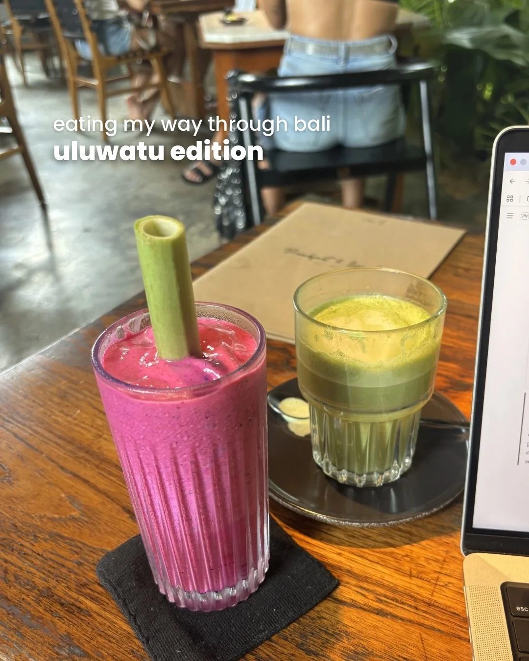 Seeing as my time in Bali has basically become a restaurant tour (a literal dream) with the excuse of remote working I figured I should note down some of my faves along the way 

Starting with ✨Uluwatu✨

Note: there are SO many good restaurants here 