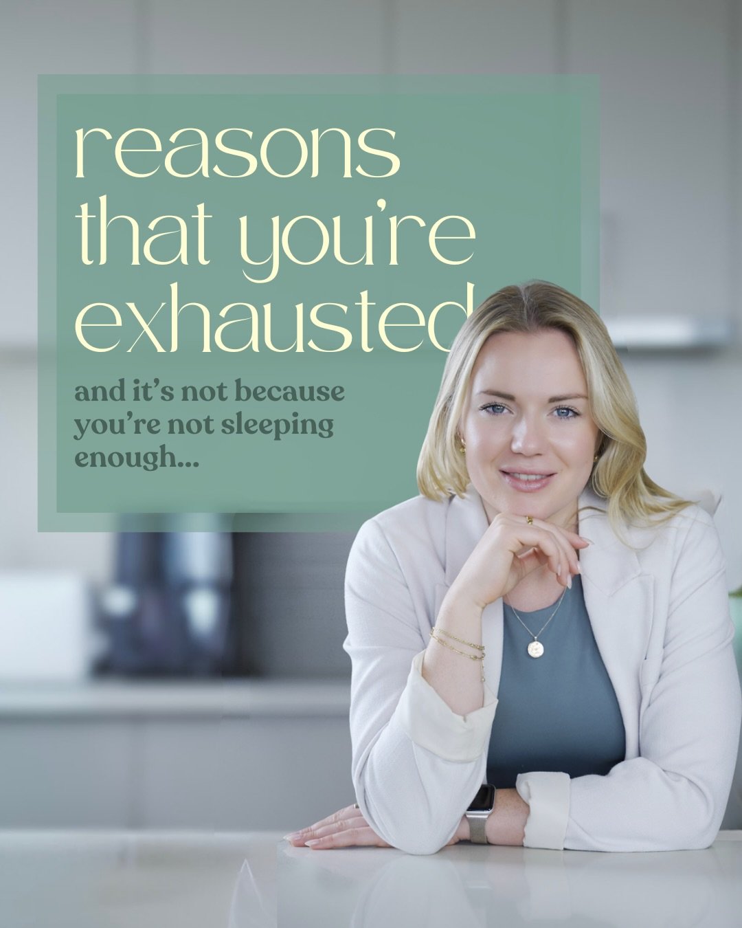 &ldquo;You just need more sleep&rdquo;&hellip;.except you&rsquo;re already sleeping 8 hours and still waking up exhausted.

Fatigue isn&rsquo;t always about sleep. There could be several root causes: iron levels, blood sugar, cortisol, gut absorption