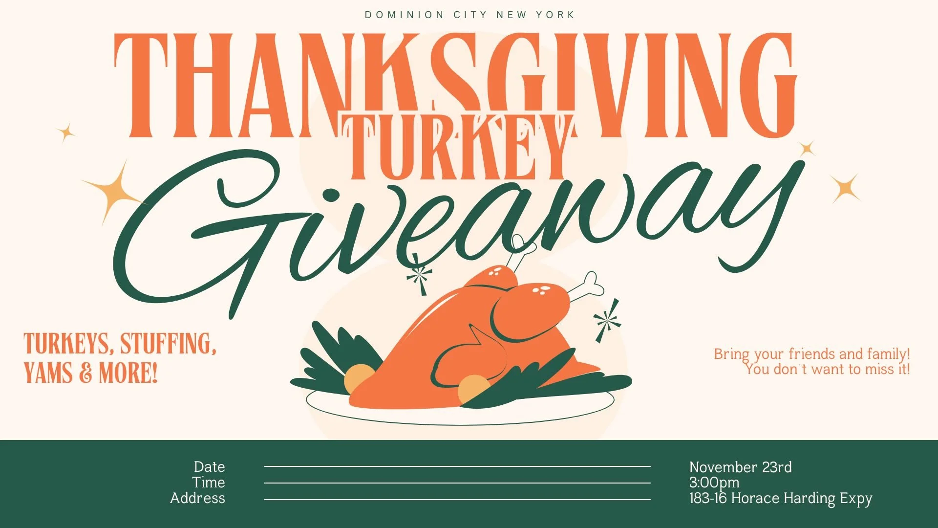Turkey Giveaway