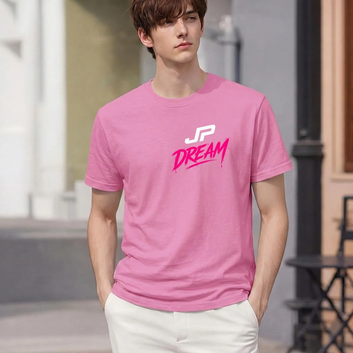 Jake Perney Dream Big Pink T-Shirt
