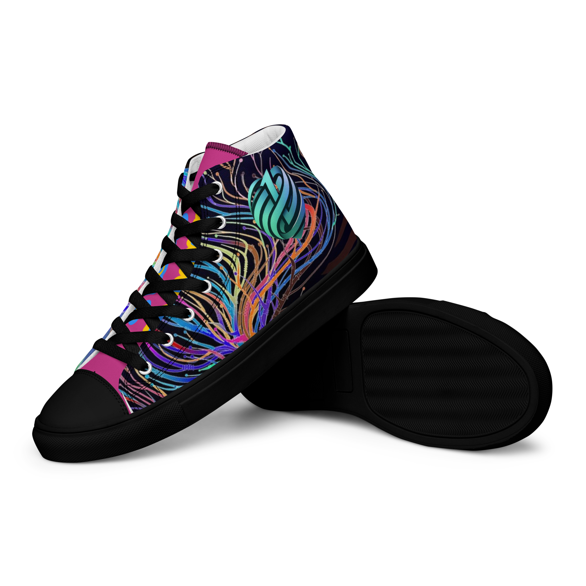 womens-high-top-canvas-shoes-black-left-687345fbd0660.png