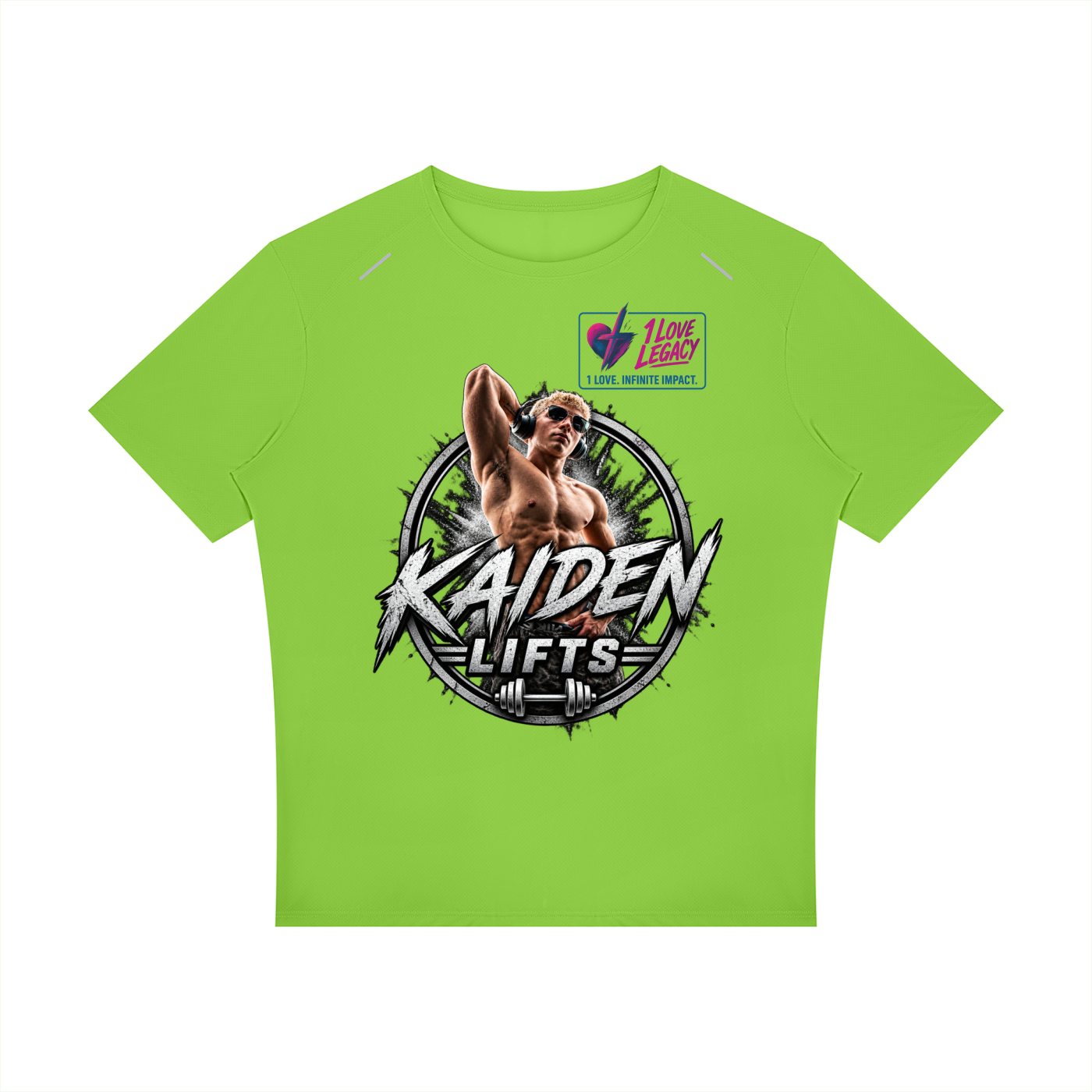 Kaiden Lifts Men's Raglan Reflective T-Shirt