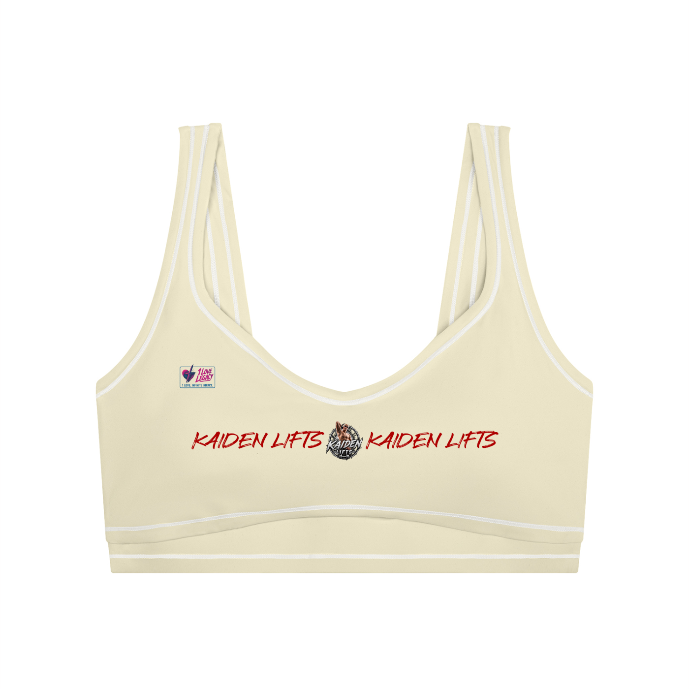 Kaiden Lifts Women’s Topstitching Yoga Sports Bra