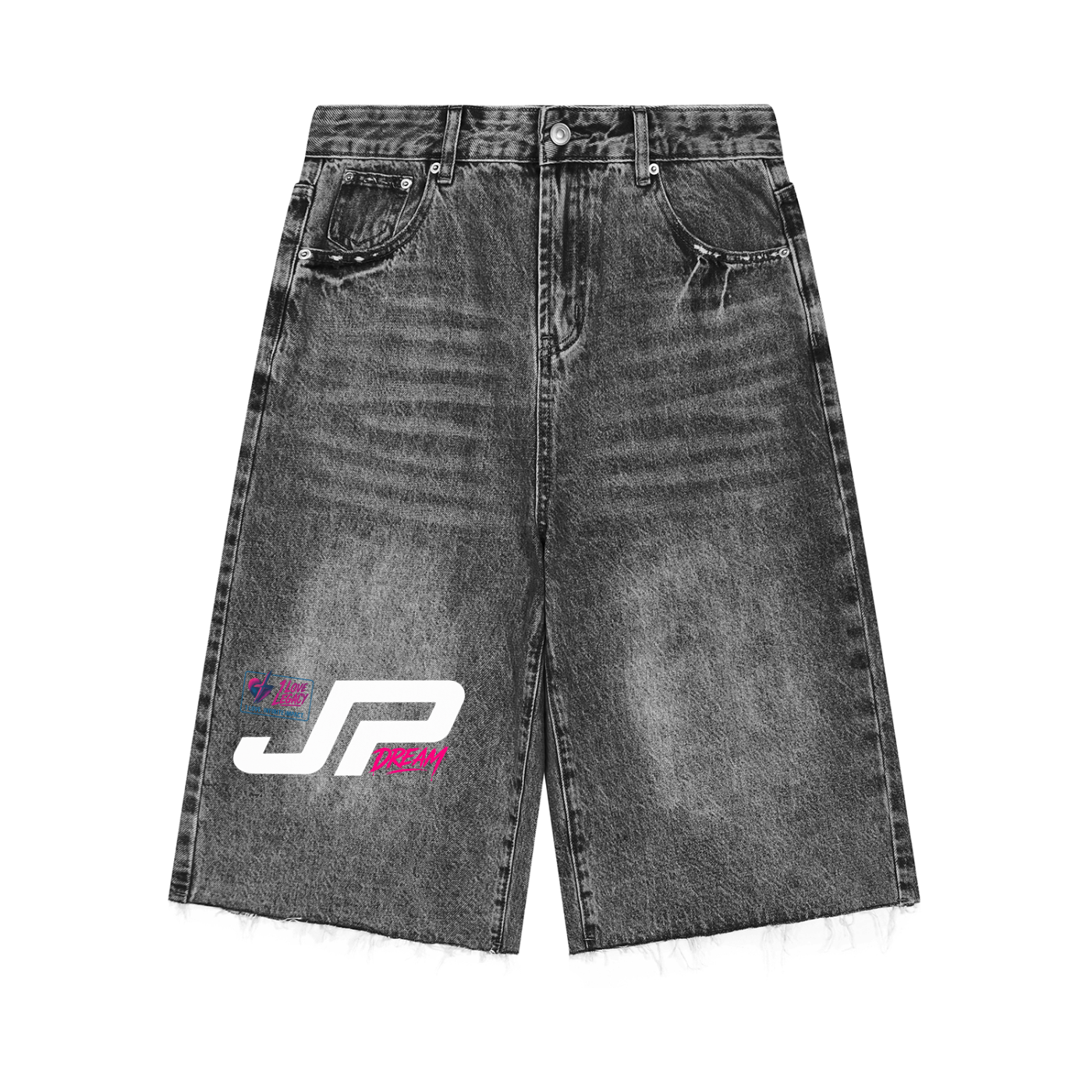 Jake Perney Men’s Vintage Wide Leg Denim Shorts