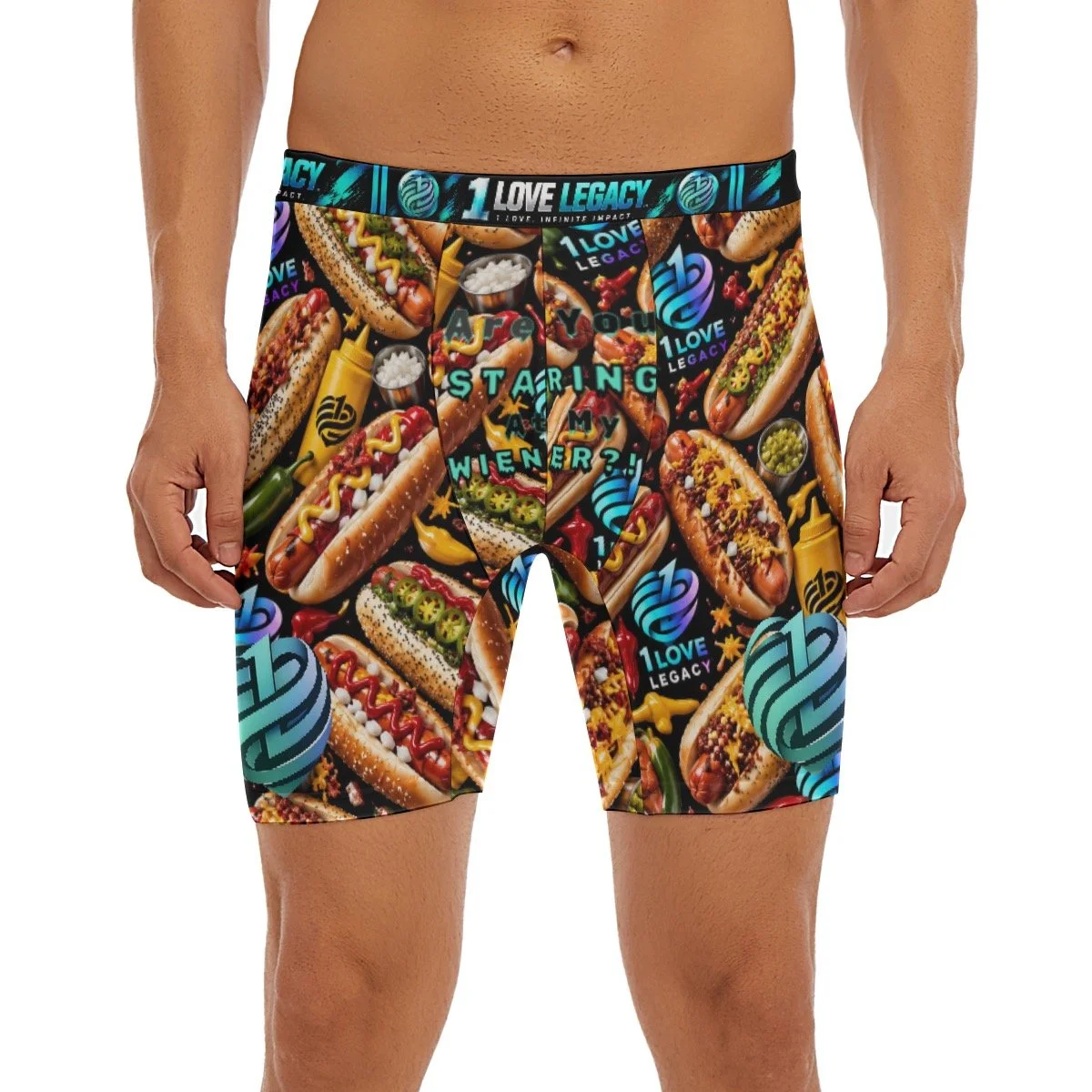 1LL Hotdog Long Boxer Briefs