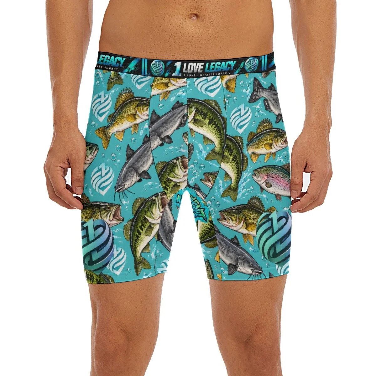 1LL Fish Long Boxer Briefs