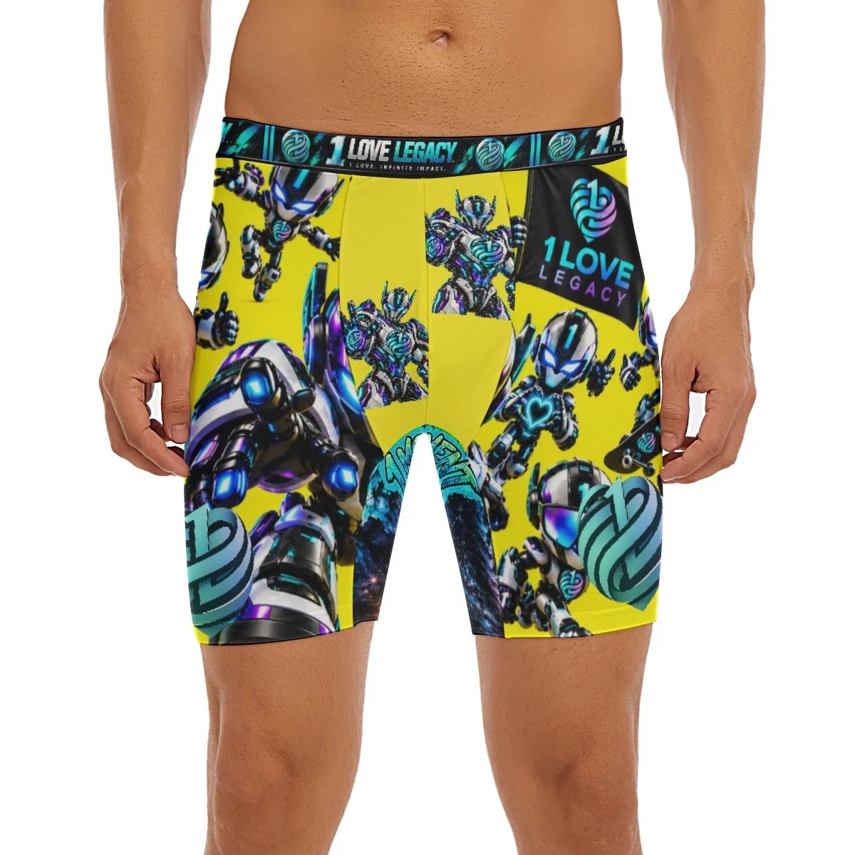 1LL Robot Long Boxer Briefs