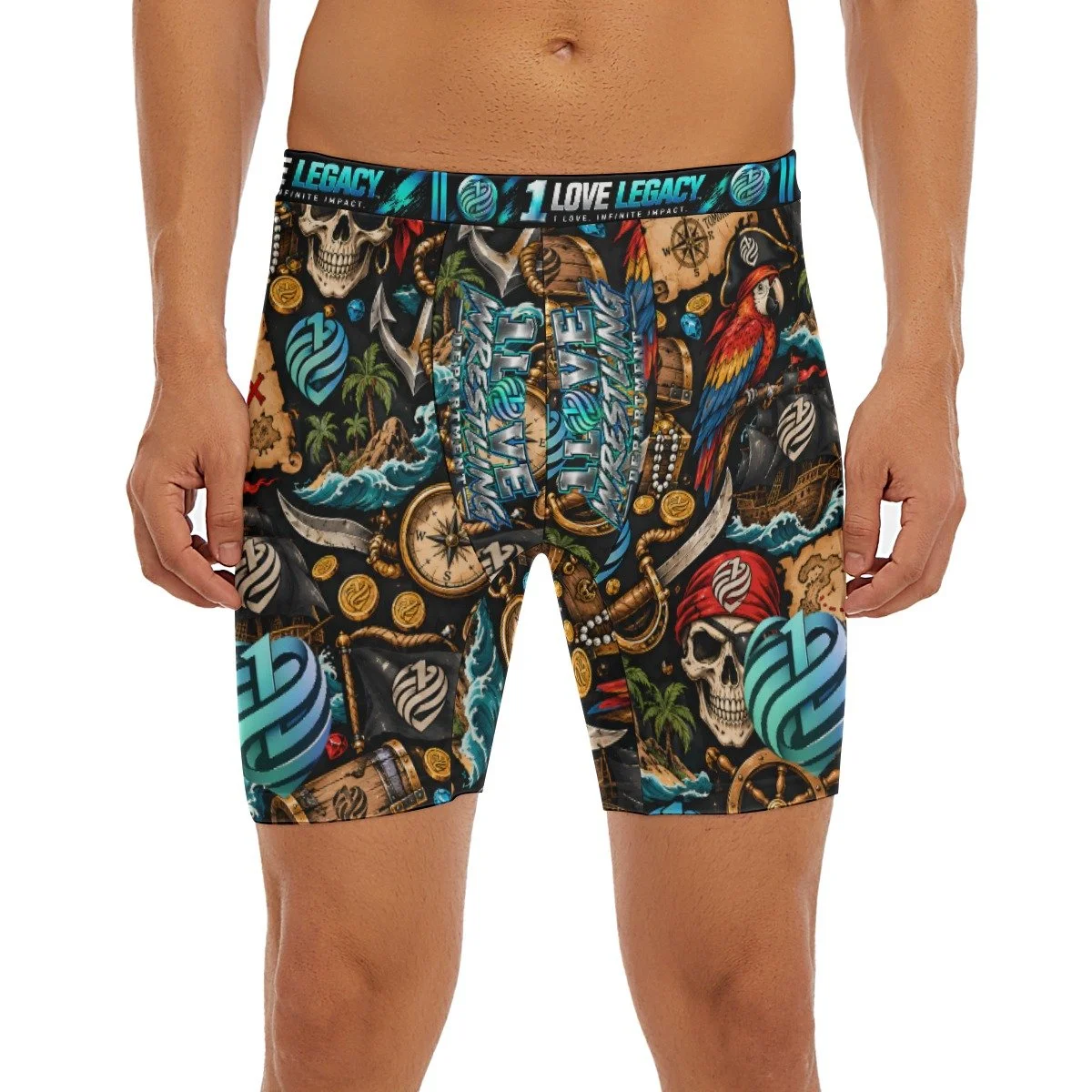 1LL Pirates Long Boxer Briefs