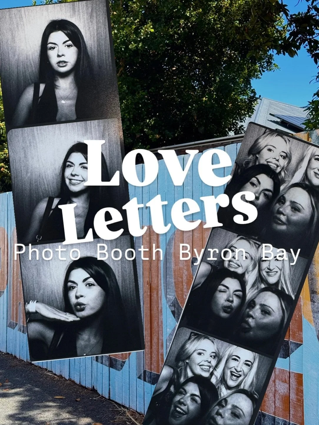 If you are anything like us and LOVE a cute activity or side quest, then you have to check out the @lovelettersphotobooth if you&rsquo;re in Byron Bay! 

Hidden up a set or stairs near the Beach Hotel, it&rsquo;s $9 and you get 2 strips of the photos