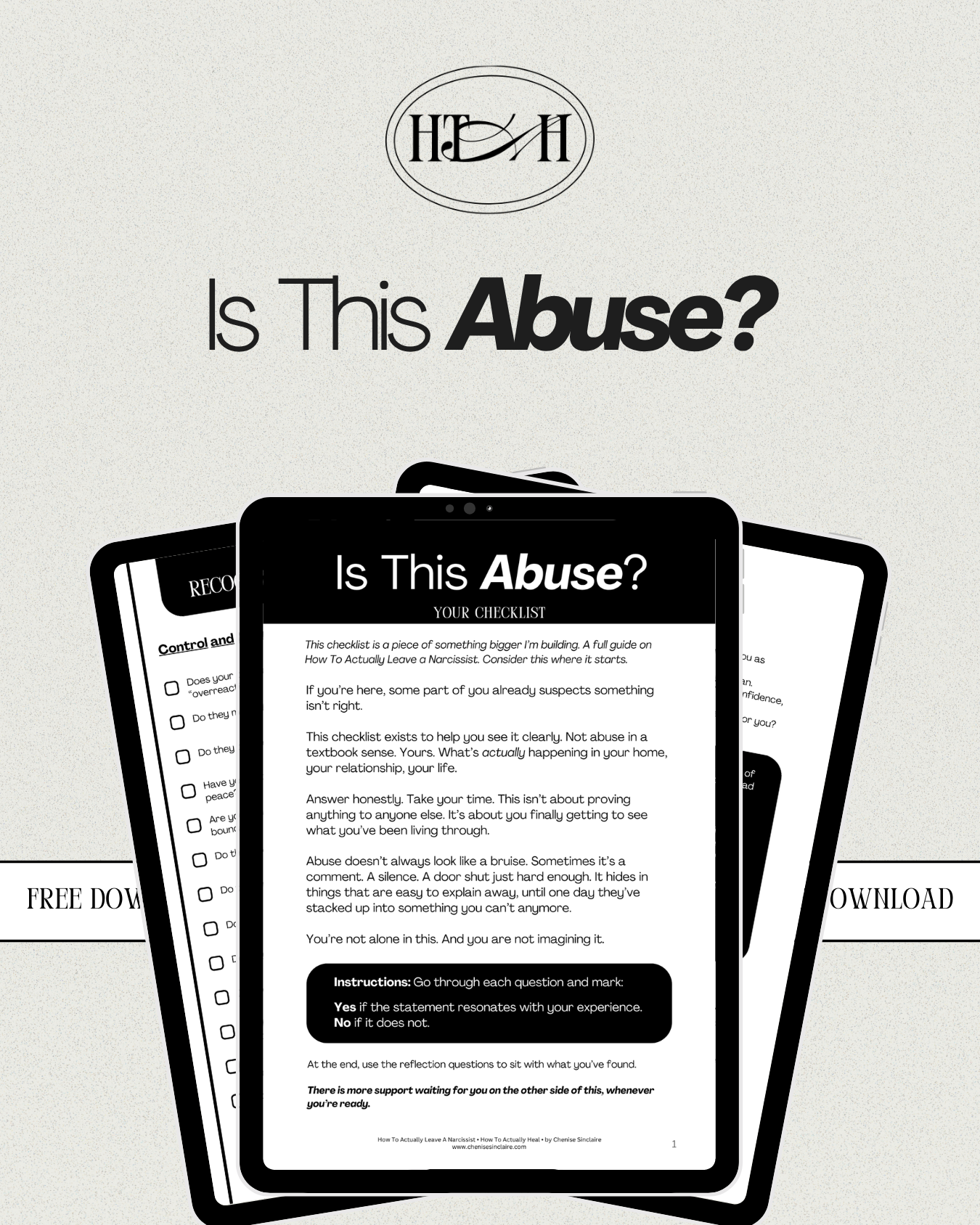 Is This Abuse? Free Checklist - Version 2.0