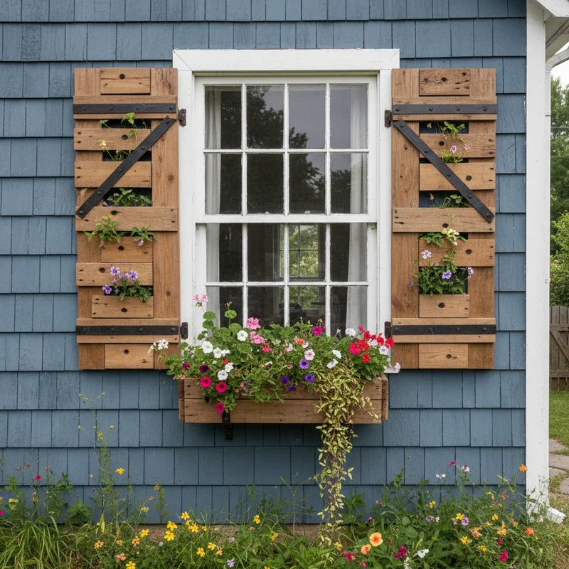 15 DIY Shutter Ideas to Upgrade Your Home Style