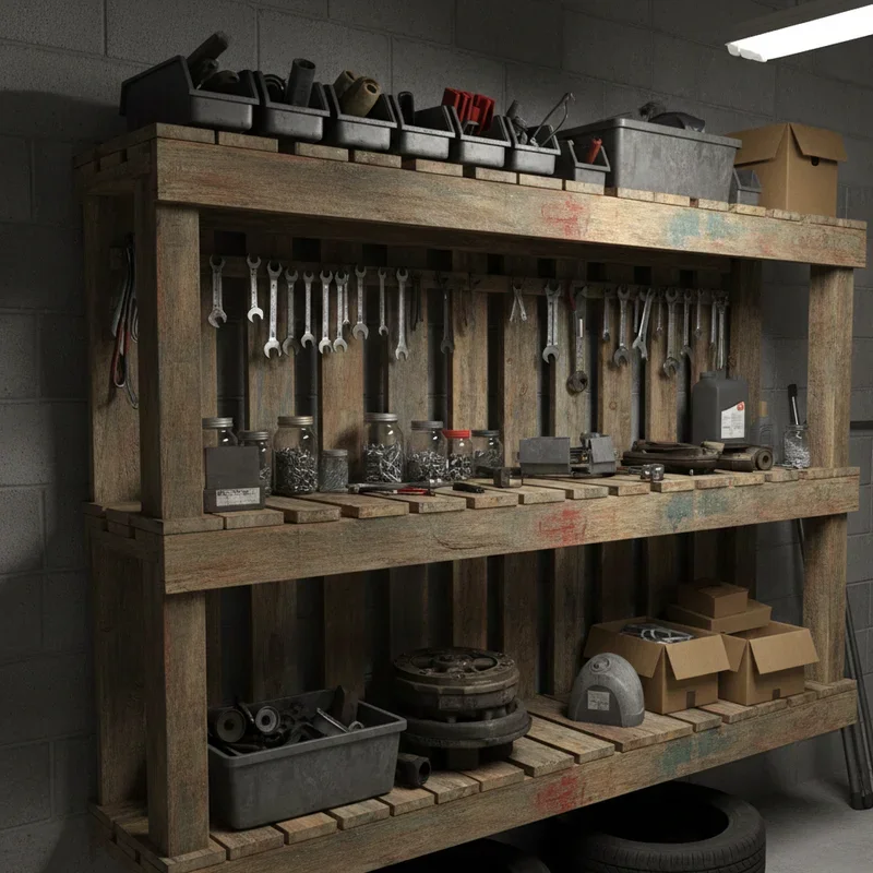 DIY Garage Shelving Ideas