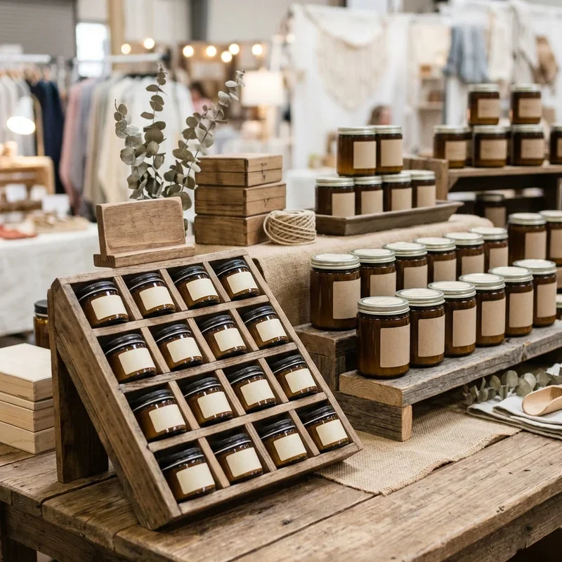 Candle Display Ideas for Craft Shows