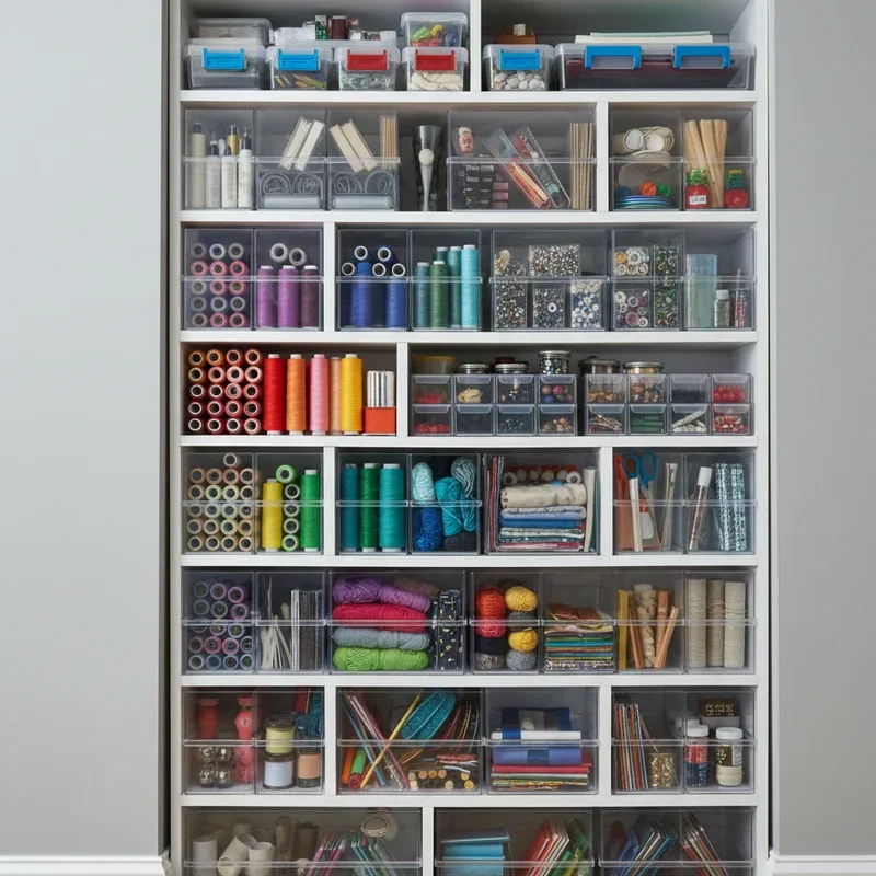 Craft Storage Ideas for Small Spaces