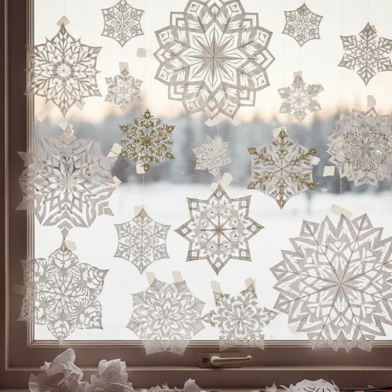 DIY Christmas Window Ideas