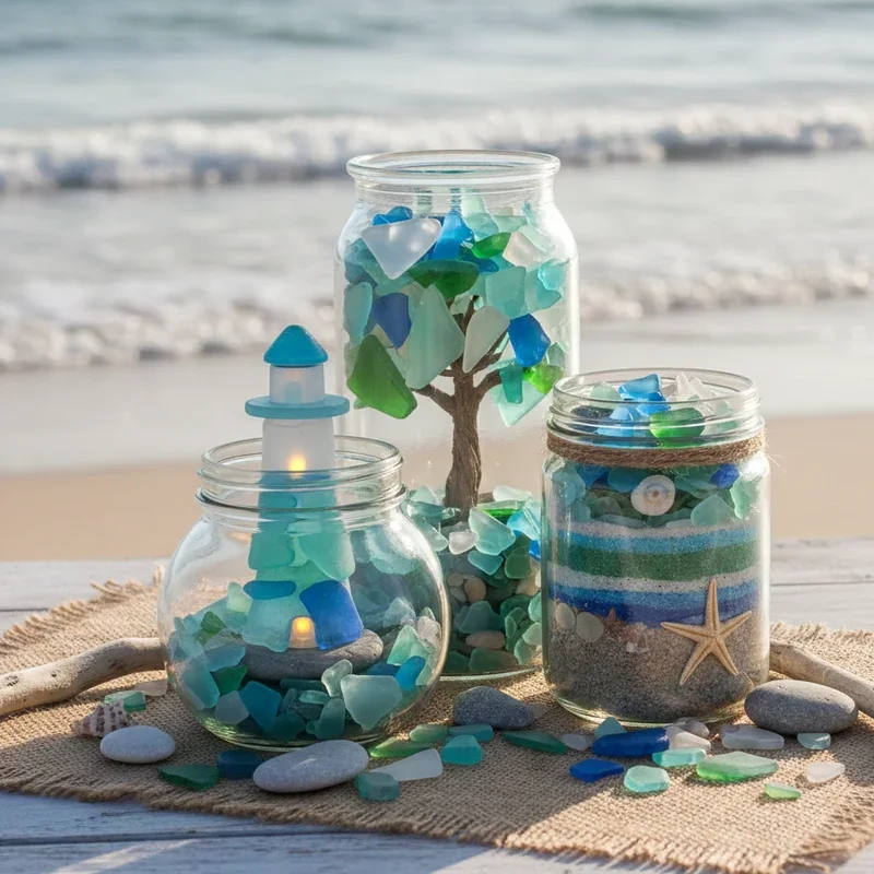 Sea Glass Craft Ideas