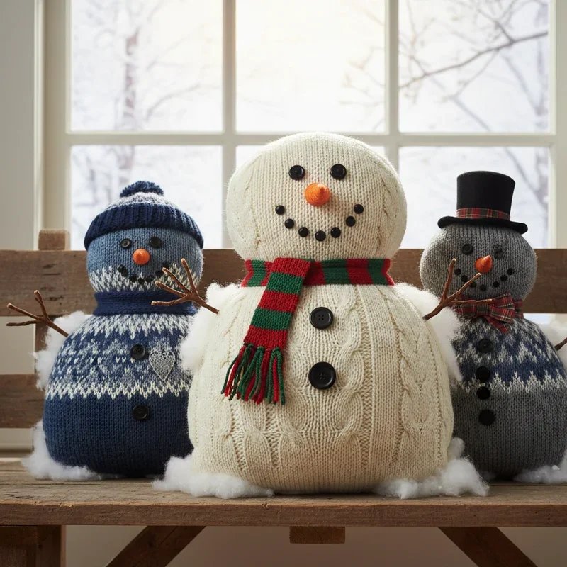 Snowman Craft Ideas for Adults