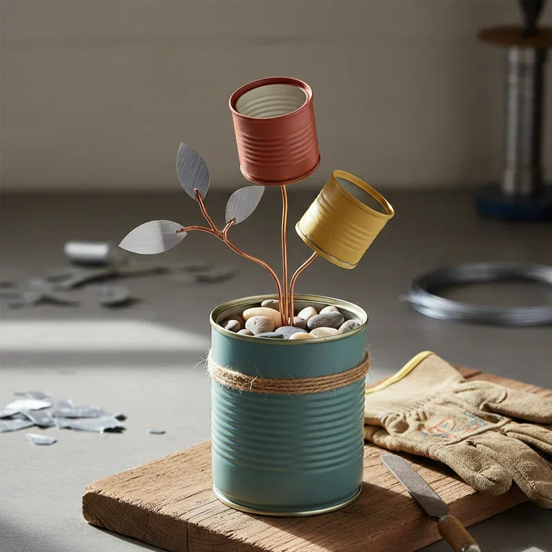 Creative Recycled Tin Can Craft Ideas