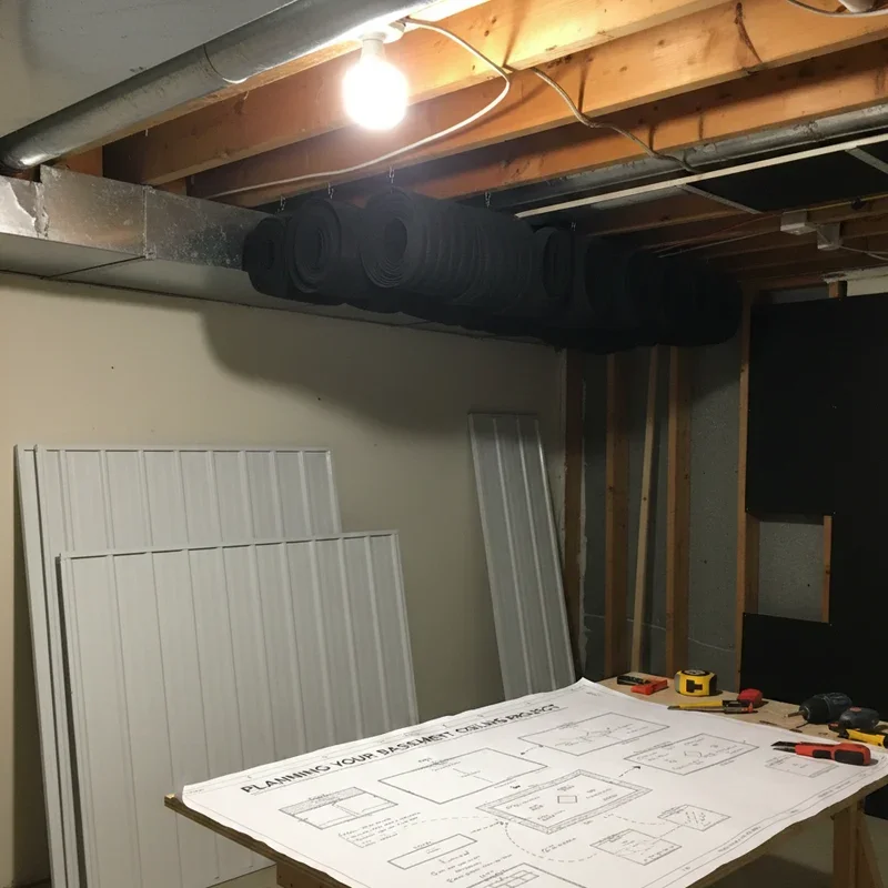 DIY Basement Ceiling Ideas