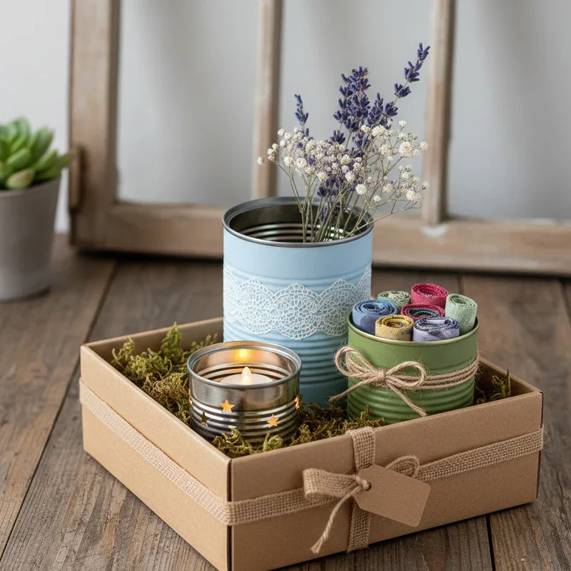 Creative Recycled Tin Can Craft Ideas