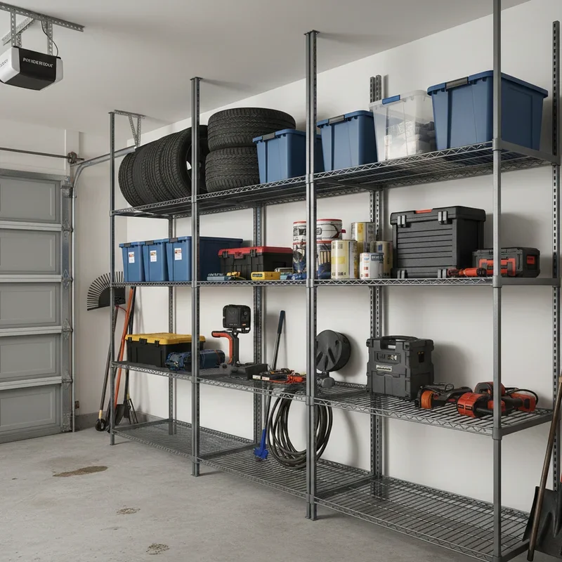 DIY Garage Shelving Ideas