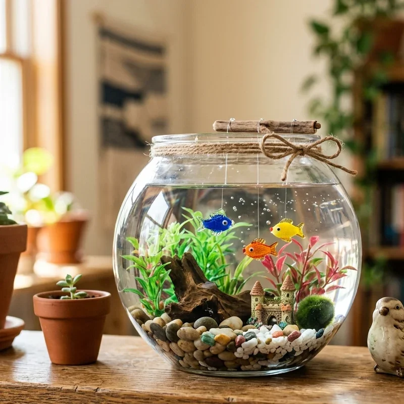 15 Glass Fish Bowl Craft Ideas for Creative Home Decor