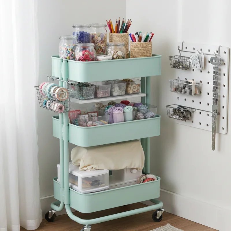 Craft Storage Ideas for Small Spaces