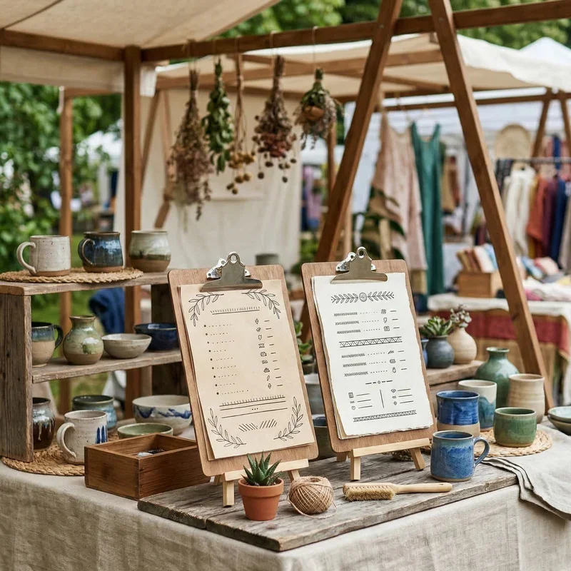Craft Fair Price Display Ideas
