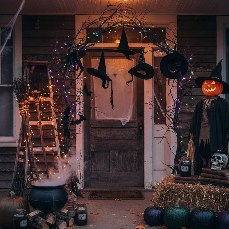 DIY Halloween Front Porch Ideas