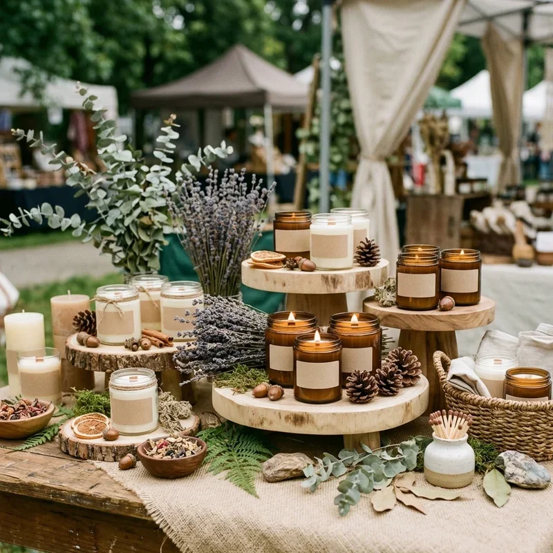 Candle Display Ideas for Craft Shows